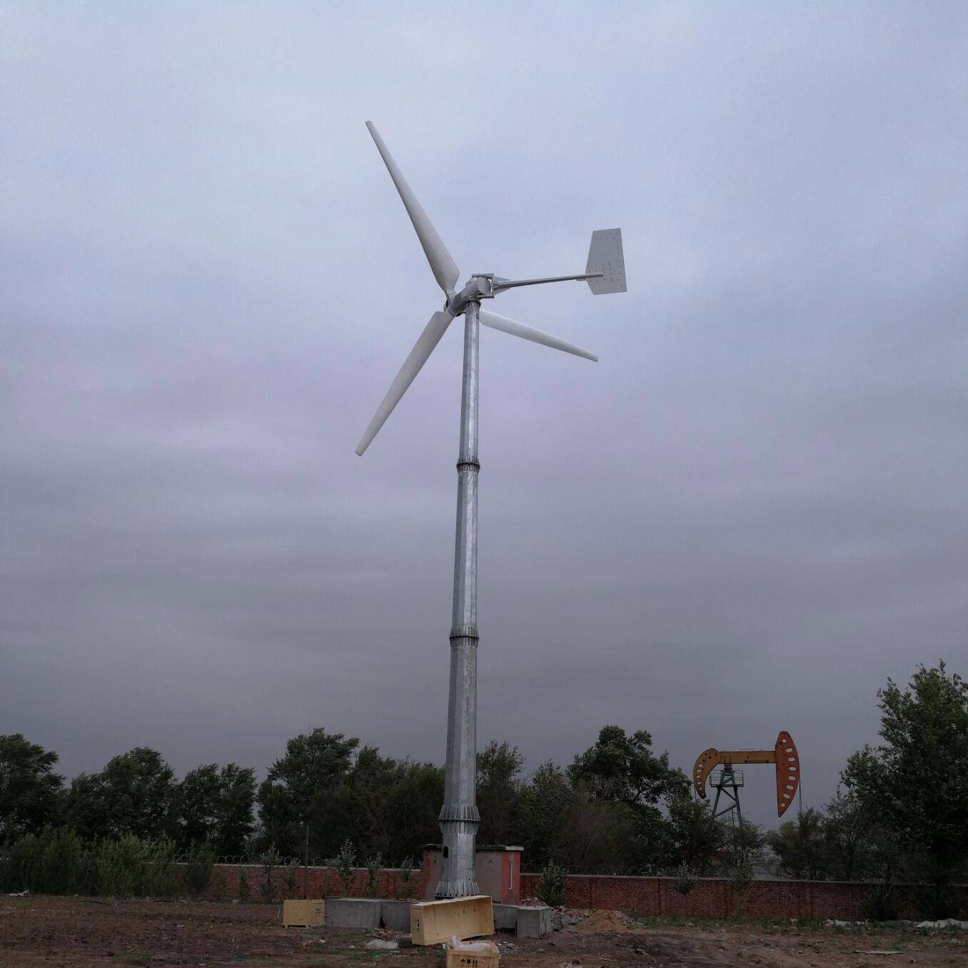 广东晟成10千瓦永磁直驱式风力发电机海岸山顶安装风力发电机