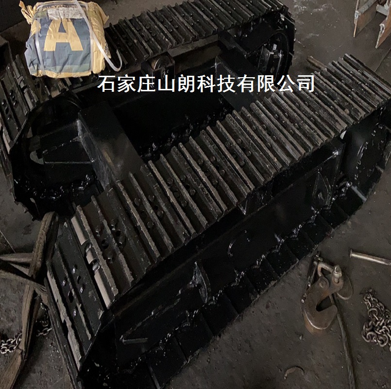 石家庄厂家直销工程钻机用5吨履带底盘履带设计 工程钻机用履带图片