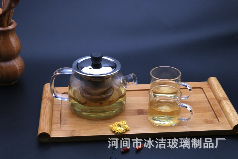 耐高温玻璃茶壶北欧风格短嘴茶壶 功夫茶具小壶可加热煮水茶壶示例图4
