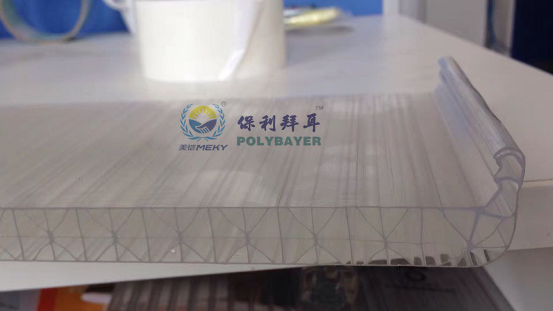 上海地区二层中空阳光板厂家透明10mm耐力板锁扣板车棚雨棚配件示例图102