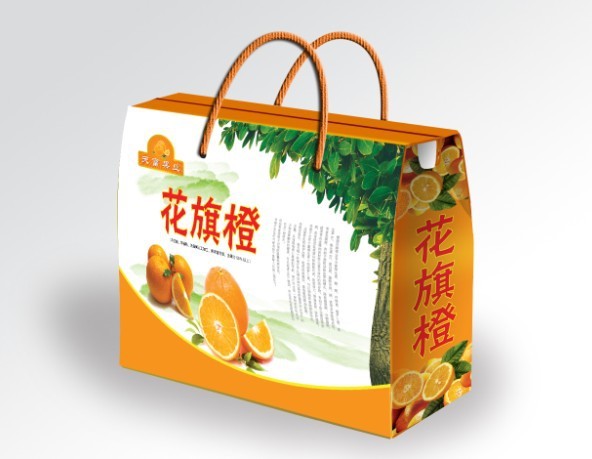 南京水果礼盒定做 彩色瓦楞手拎盒 专业加工彩色瓦楞盒 源创包装 生产批发水果盒图片