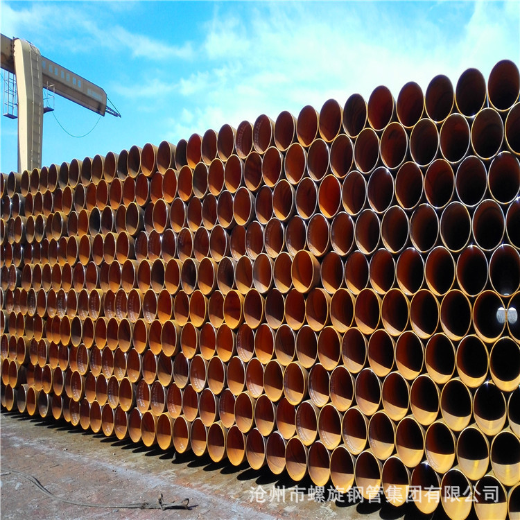 河北沧州螺旋钢管厂专业生产16Mn国标螺旋钢管 质量优 管桩示例图2
