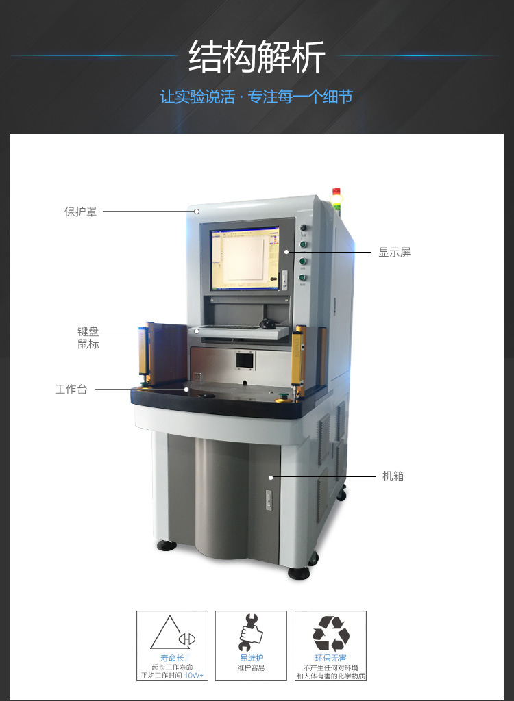 HW-UV-3紫外激光打标机 现货厂家直销示例图3