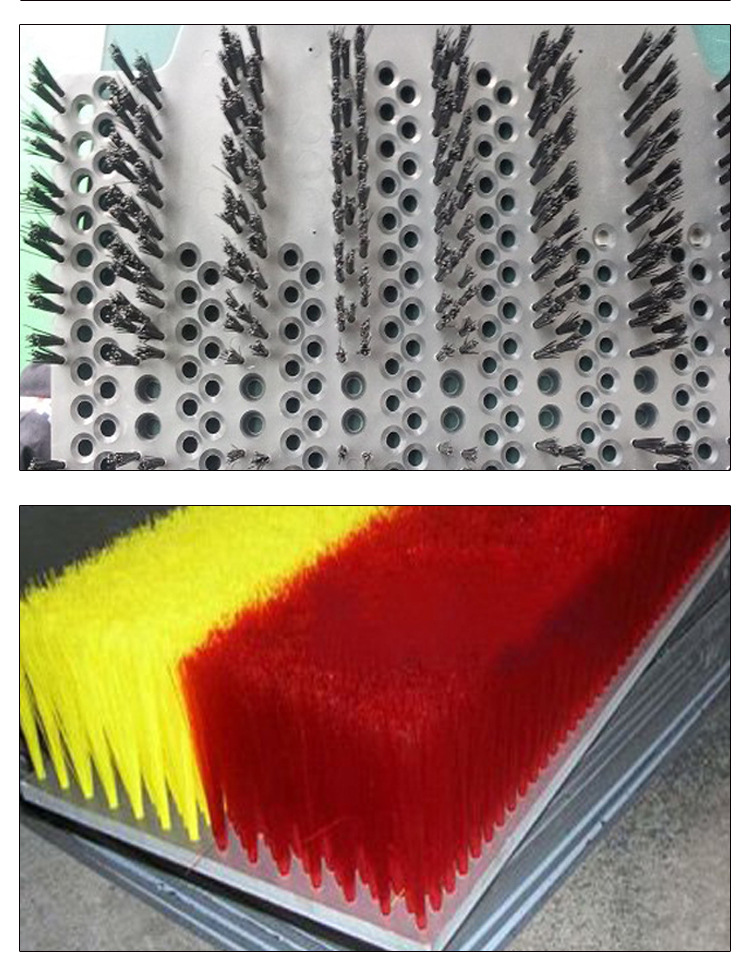 高品质生产工业毛刷 磨料丝板刷 PVC冲床毛刷 平面尼龙刷板示例图9