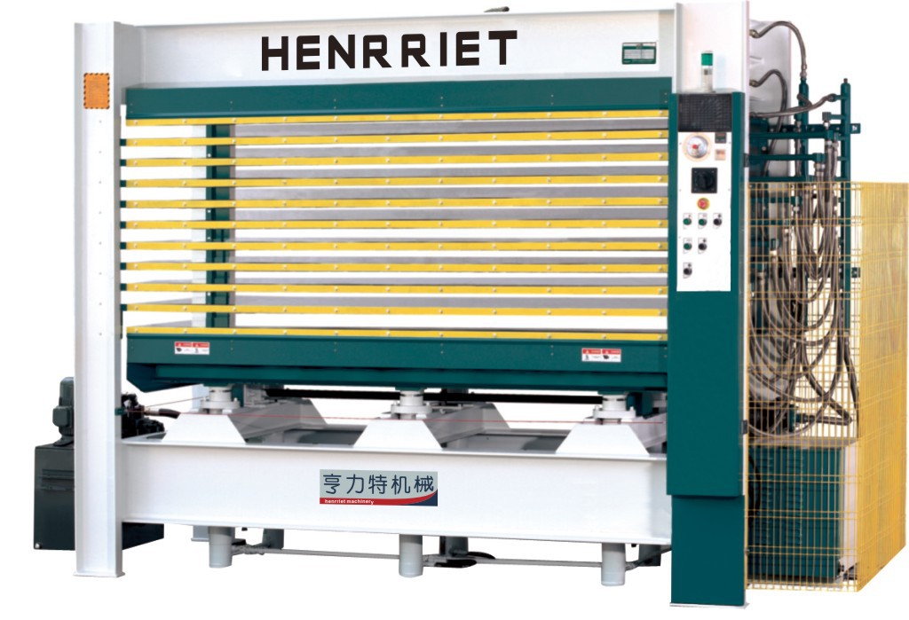 亨力特生产三层120吨4X8尺木工多层板木皮热压机 热压机可定制示例图9