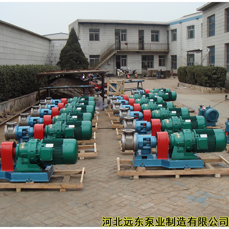 沥青卸料泵用NYP220高粘度泵采用球铁泵体,泵头做保温夹套示例图2