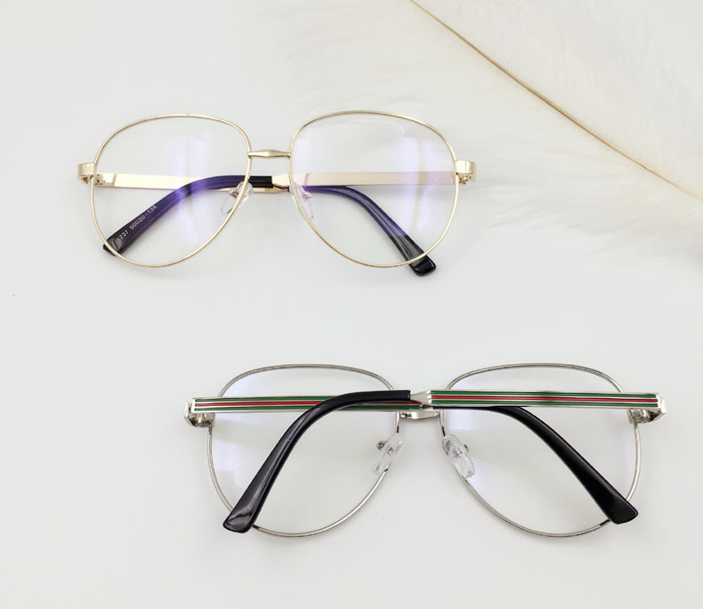 2016新款女眼镜框明星同款飞行员式蛤蟆镜光学眼镜架防辐射平光镜示例图7