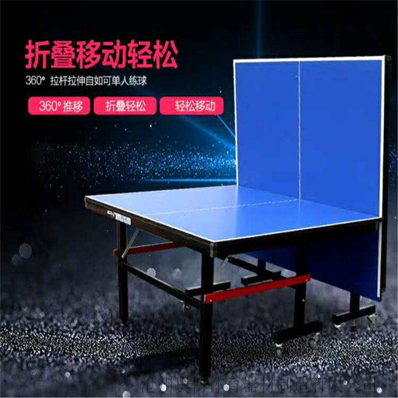 室内可折叠乒乓球台 国准球台E-205乒乓球台价格 奥博