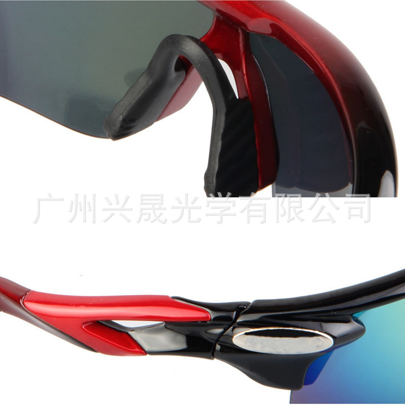 厂家直销 811偏光太阳镜 户外骑行自行车眼镜 运动护目登山眼镜示例图10