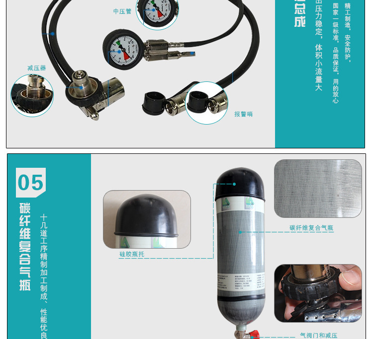 上海皓驹 车载式空气呼吸器长管呼吸器正压式长管空气呼吸器四人用厂家直销示例图8