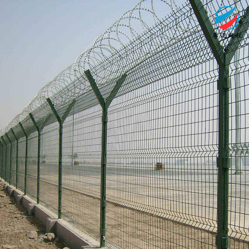 山东 机场隔离护栏 Y型监狱护栏网 飞机场围网厂家