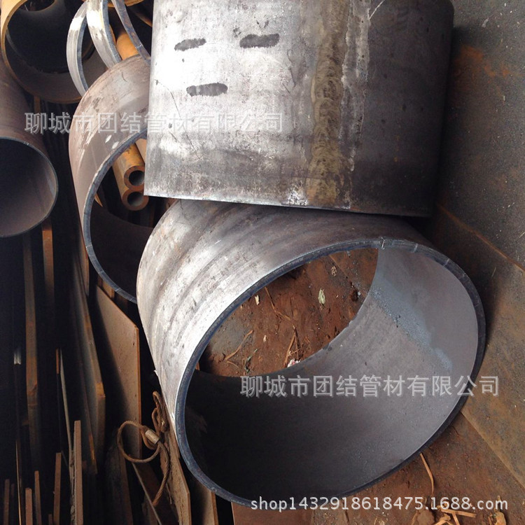 厂家直销丁字焊钢板卷管现货 优Q235B非标厚壁卷筒规格全价格示例图7