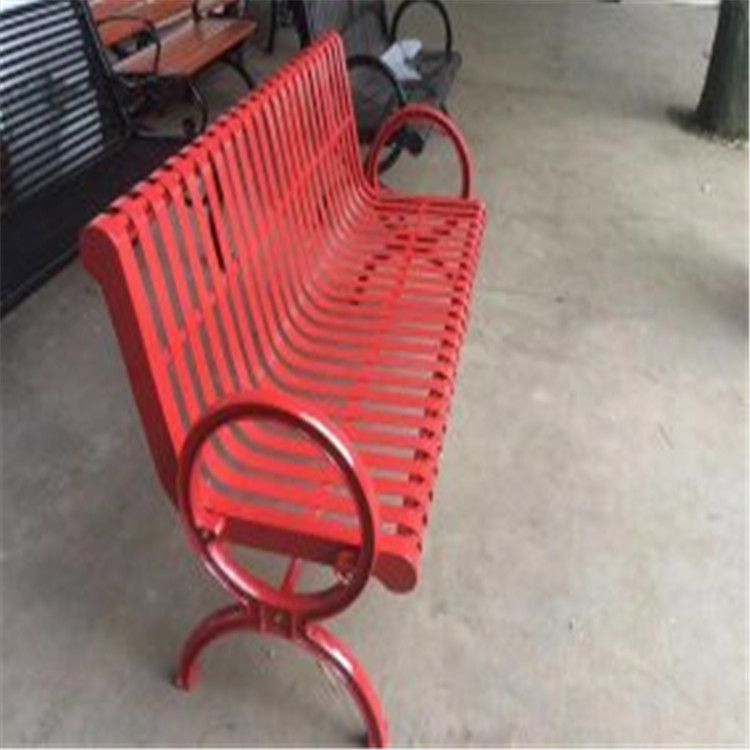 公园坐凳 金属铁艺靠背 金属铁艺座椅新款新品新上市 奥博