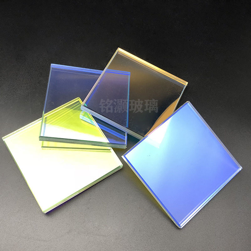 厂家直销定制生产炫彩玻璃 5-10mm七色3d效果 幕墙隔断玻璃示例图7