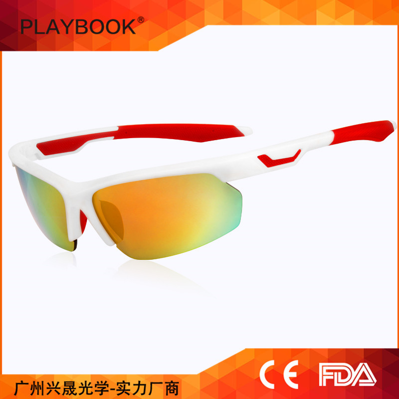 厂家直销 广州新款运动太阳镜 男女户外骑行护目眼镜自行车眼镜