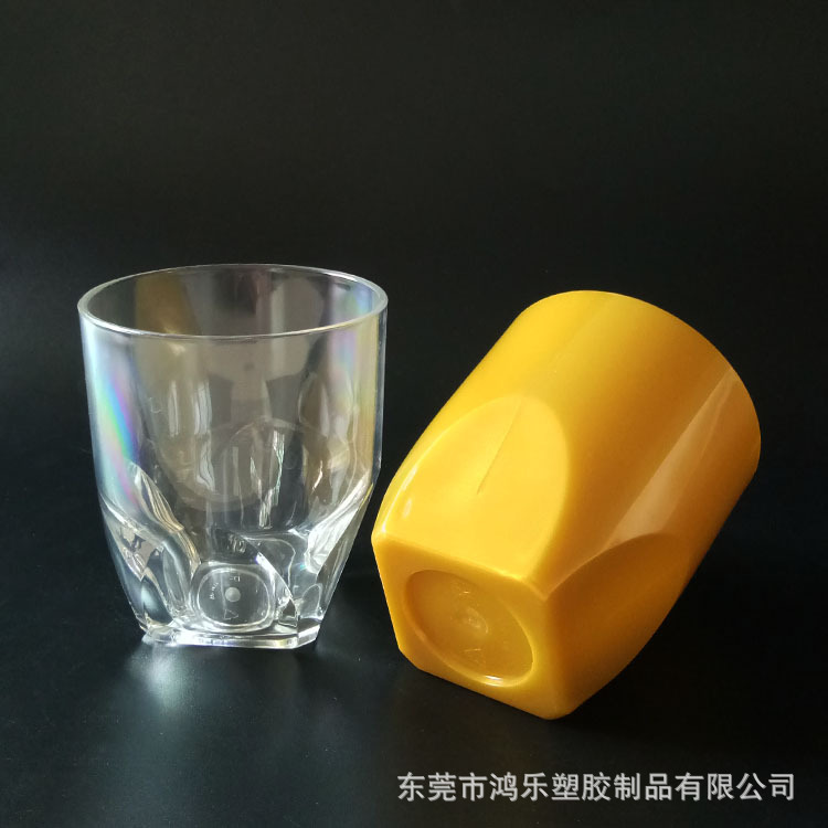 AS高透明塑料杯360ml塑料果汁杯冷饮杯亚克力杯酒吧烈酒杯示例图10