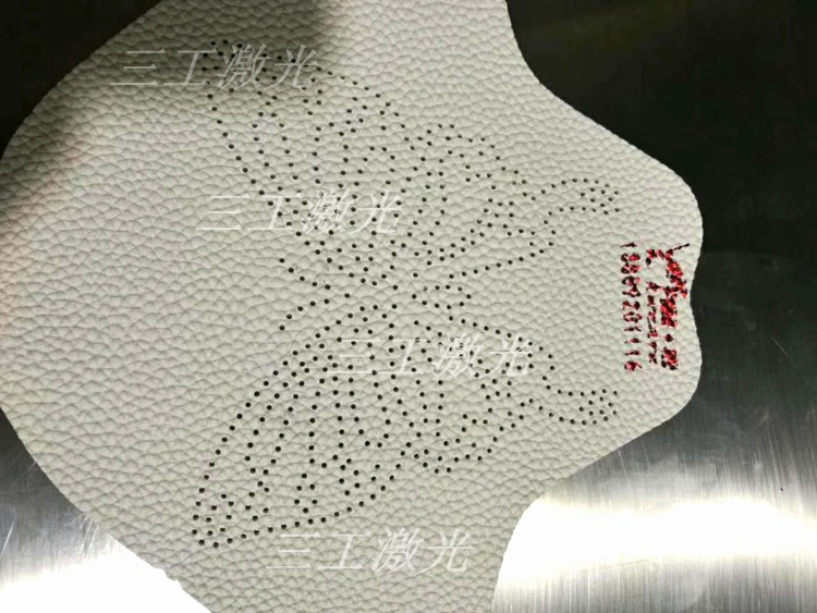 皮革激光镂空雕花机，皮革制品激光打孔雕花设备示例图2