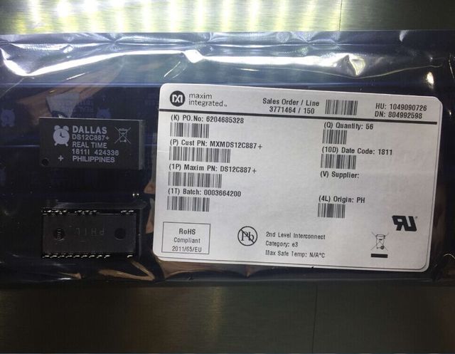 DS12C887实时时钟芯片24-EDIP出售原装深圳现货供应欢迎查询