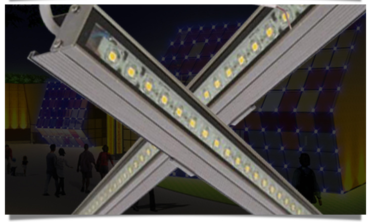 户外亮化工程专用LED线条灯条硬灯条线形铝 壳护栏管示例图6