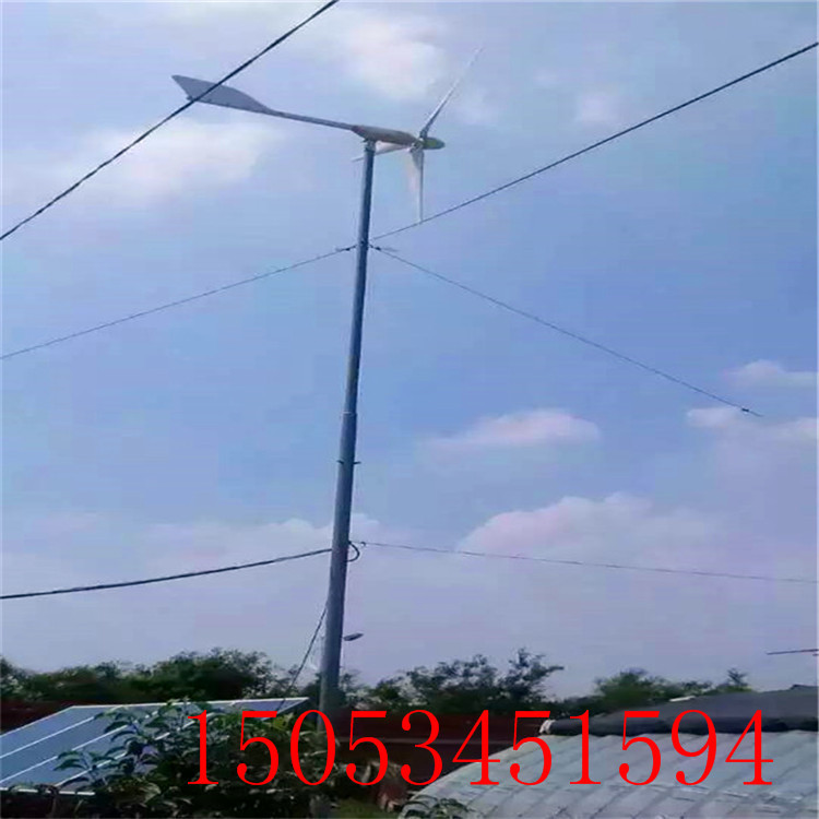 山西家用风力发电机5千瓦小型风力发电机系统高效低噪免维护示例图2