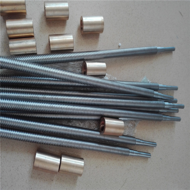 厂家直销TR36*6梯形丝杆45钢材质发黑丝杆热处理锡青铜螺母螺杆示例图15