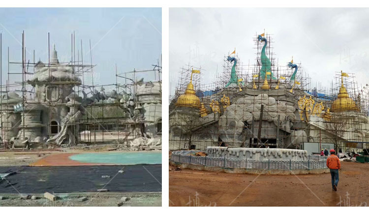 雕塑设计定制大型水泥模型游乐园欢乐谷生态园主题门头造景景观示例图6