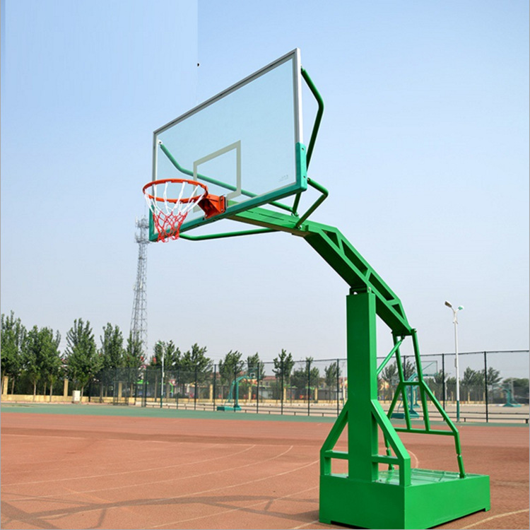 篮球架 户外学校成人标准 平箱 凹箱 地埋式比赛训练 室外篮球架示例图2