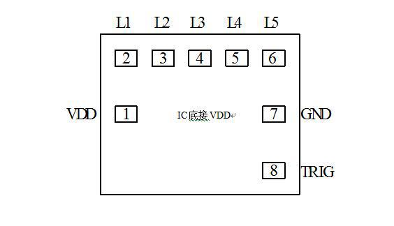 八段闪灯IC,定时闪灯IC,闪灯IC定制,IC芯片方案开发,电子元器件示例图2