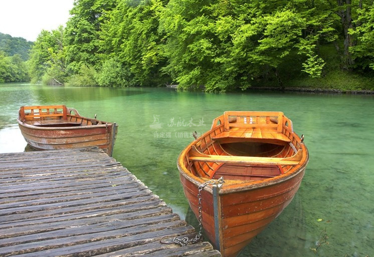 苏航厂家定制景观装饰游船园林水上小型木船餐饮画舫船示例图3