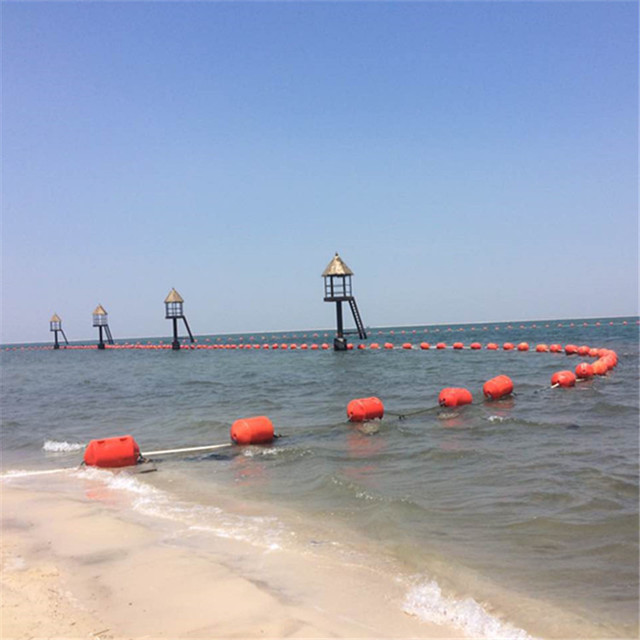 拦截海蜇防鲨网浮筒 滨海浴防鲨网及浮球批发
