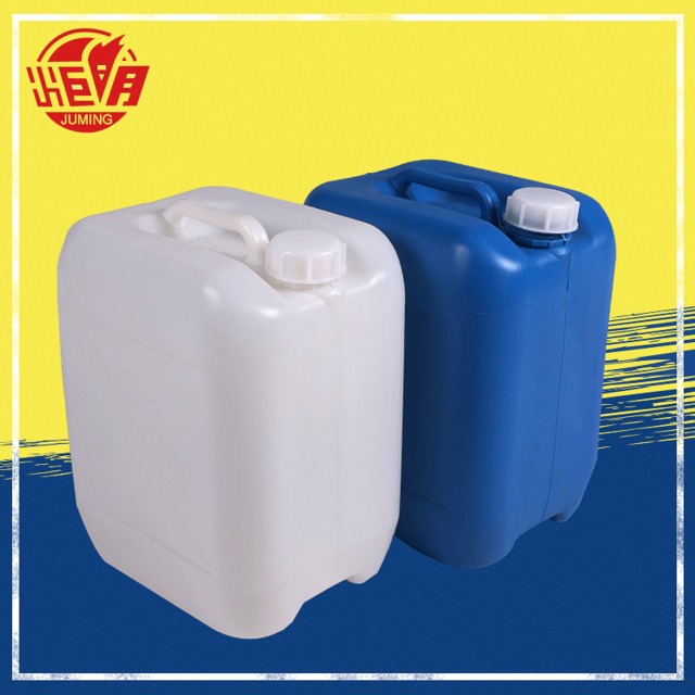 HDPE炬明食品级塑料化工桶 20L耐磨损耐酸碱堆码桶 蓝白加厚塑料桶