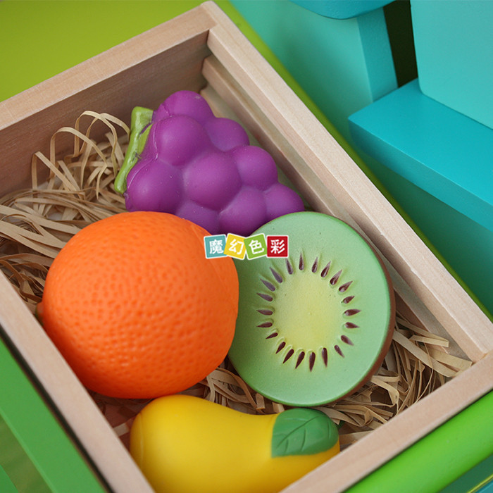 批发幼儿园角色扮演区过家家水果蔬菜百货商店儿童玩具货架超市示例图9