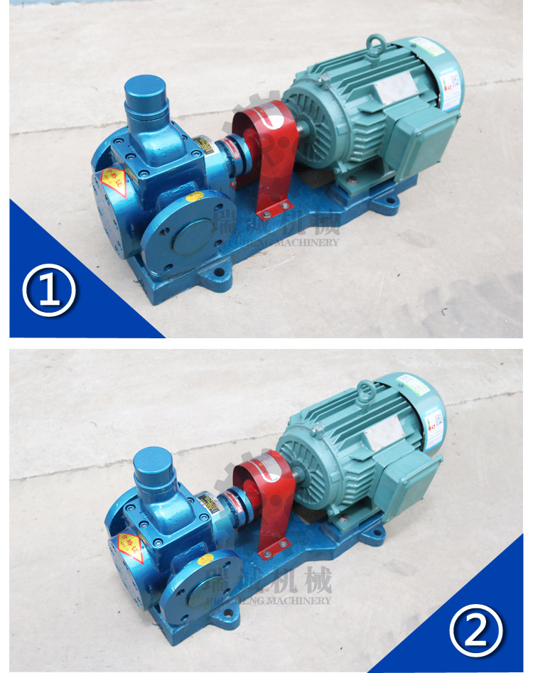 YCB圆弧齿轮抽油泵 厂家直销YCB20/0.6大流量电动液压油泵 批发示例图6