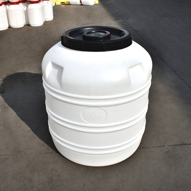兰翔500-B立式塑料大圆桶，圆形大小盖大塑料桶，盖中盖塑料大桶