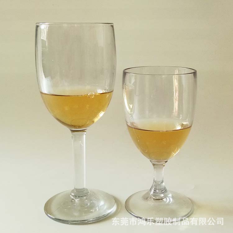 7oz塑料红酒杯厂家定制AS透明塑料葡萄酒杯0913创意杯示例图3