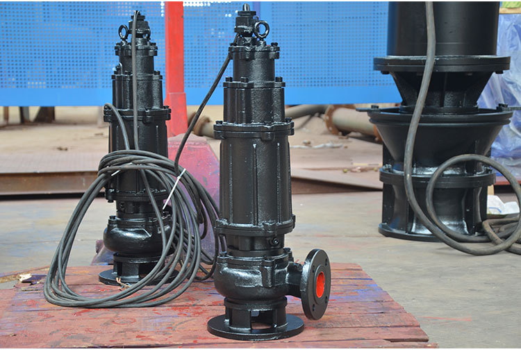 厂家直销WQB型移动式防爆型潜水排污泵铸铁材质4kw污水提升管道泵示例图16