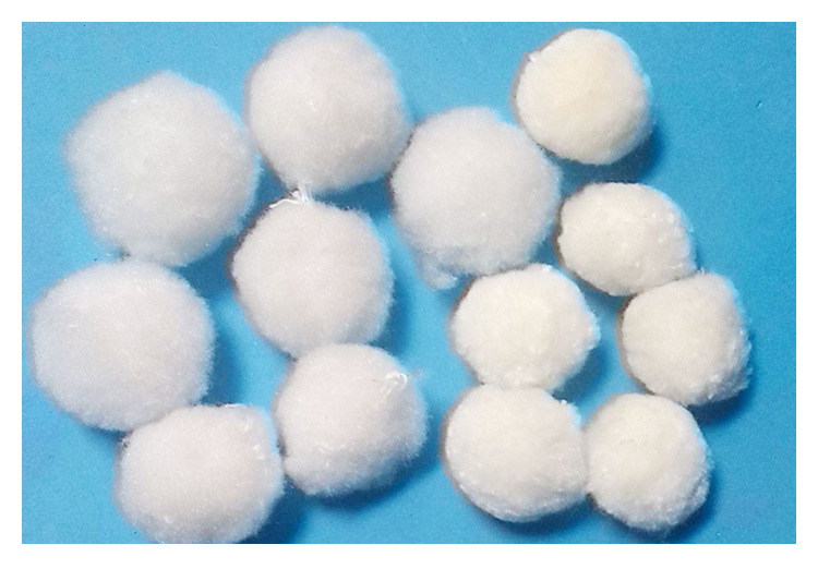 污水处理纤维球填料 油水分离纤维球 纯白丙纶纤维束 改性纤维球示例图8