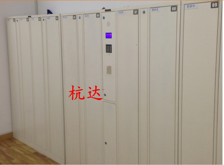 公司刷卡联网电子更衣柜杭州第九中学校联网书包柜储物柜示例图5