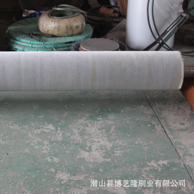 厂家直销各种尼龙丝毛刷辊 拉丝毛刷辊 木地板钢丝刷辊 质量保证示例图12