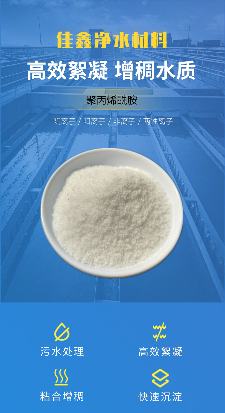 生产厂家  阴离子聚丙烯酰胺 广东深圳东莞广州 污水处理 压泥示例图2