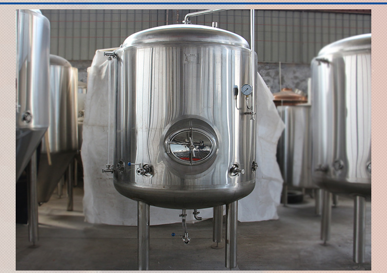 啤酒机 精酿啤酒设备 发酵罐 加工不锈钢啤酒设备 啤酒储存罐示例图12