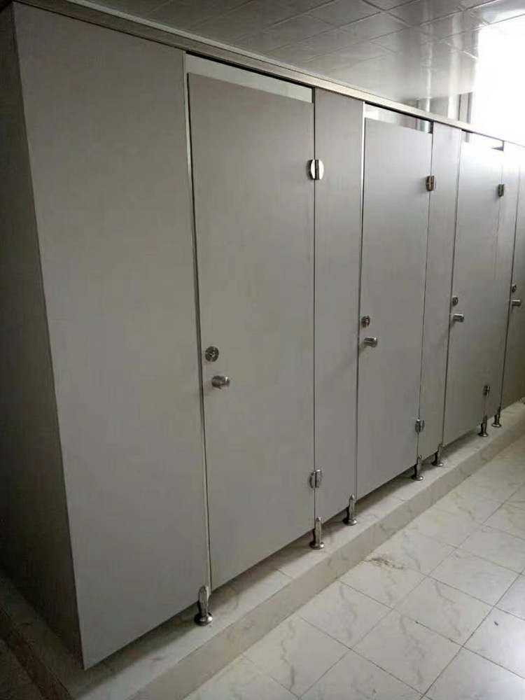 厂家直销山东济南公共厕所隔断人造板防潮学校厕所隔板隔断门示例图7