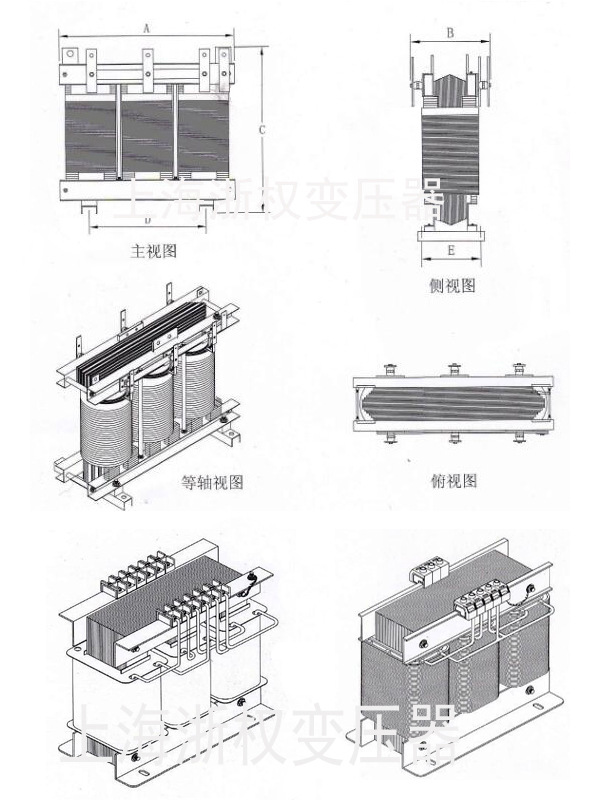 厂家生产1000KVA三相变压器 380V 220V 110V变压器 三相四线示例图5