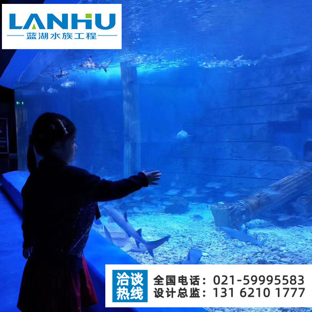 lanhu 海洋馆设计建造 大型鱼缸 水族工程 亚克力鱼缸