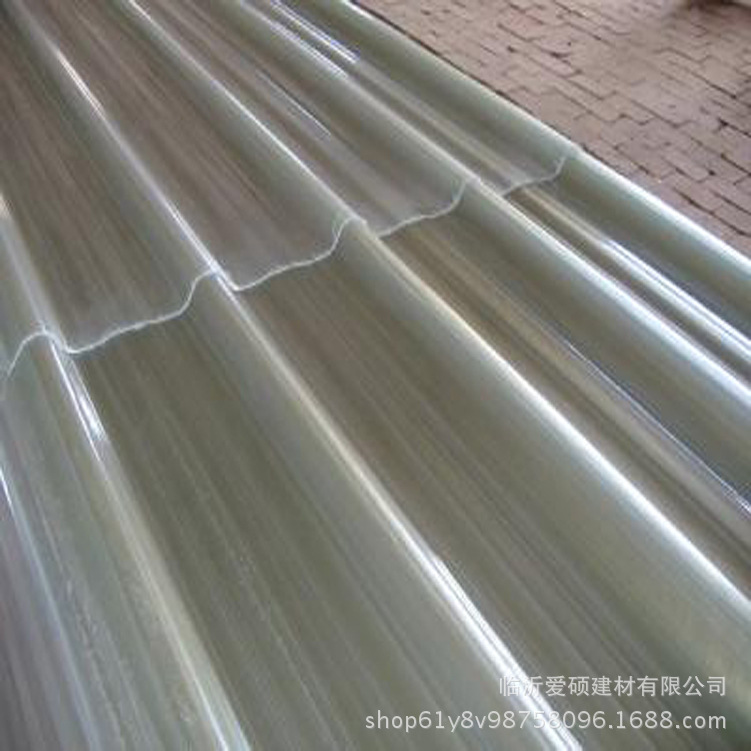 烟台FRP防腐采光板厂家 玻璃钢透明瓦价格 钢结构屋顶采光瓦图片示例图5