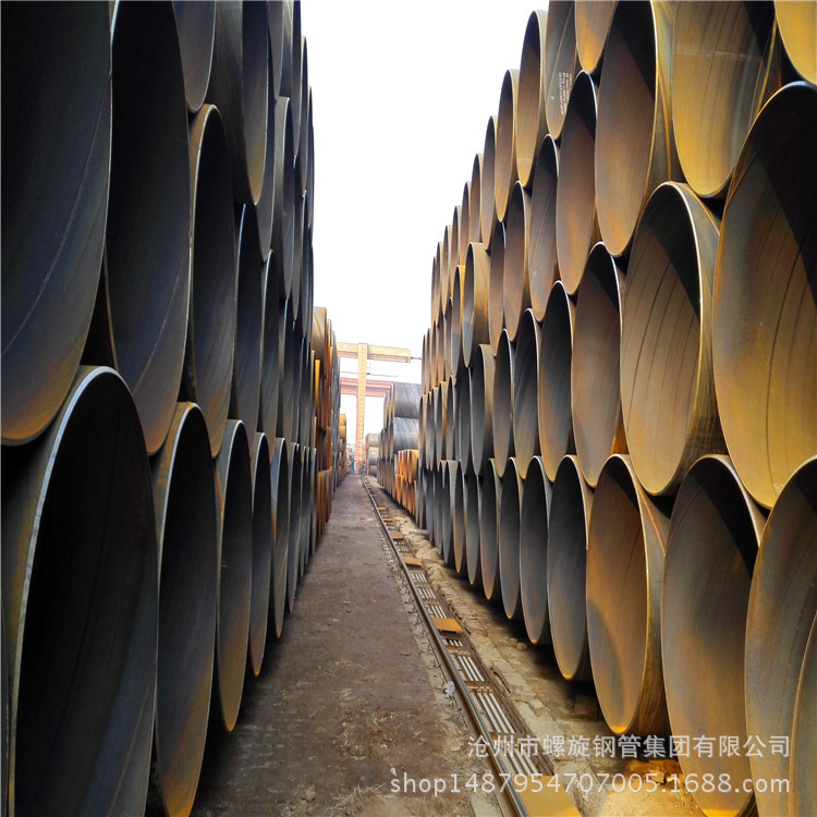 河北沧州螺旋钢管厂专业生产国标大口径双面埋弧焊螺旋钢管示例图8