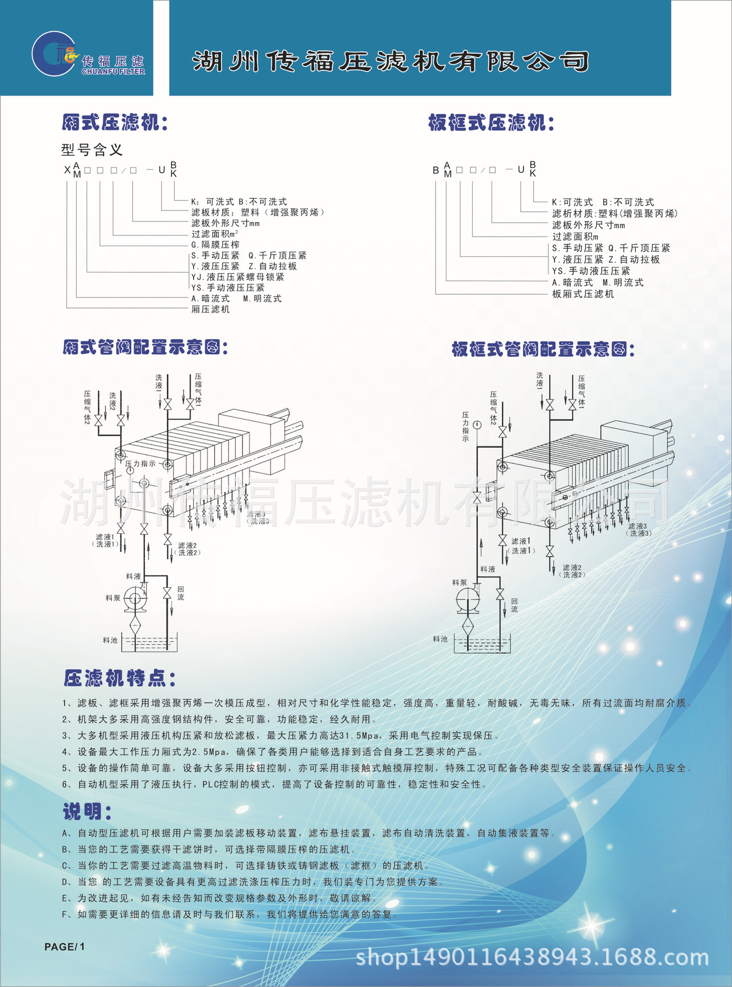 液压压滤机配件 隔膜 板框压滤机厂家直销示例图1