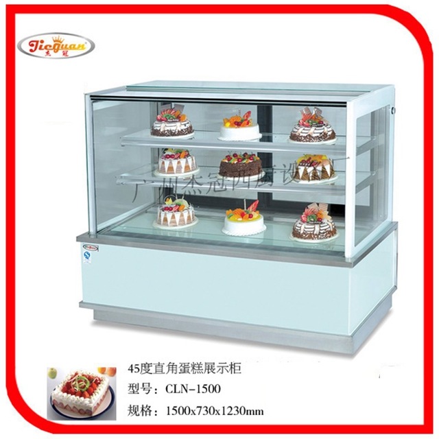 广州杰冠CLN-1500直角蛋糕柜 保鲜冷藏设备 保鲜柜 冷藏柜 制冷柜图片