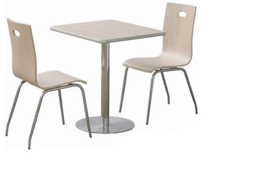 商用厨房设备项目建设服务商中空吹塑快餐桌椅 折叠式快餐桌椅 皮面快餐桌椅图片