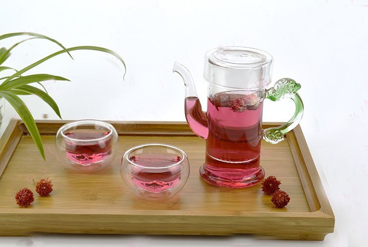 耐热玻璃茶具龙把红茶壶透明耐高温过滤内胆花茶壶龙把玻璃分茶壶示例图6